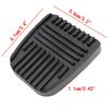 2 Pezzi Copri Pedale Freno Frizione in Gomma per Auto per Toyota 4Runner Camry Celica Solara Tacoma Tundra Van 31321-14020 31321-14010