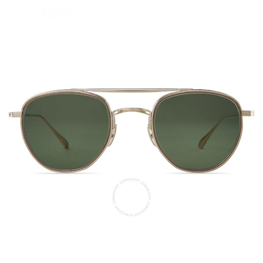 

Mr. Leight Roku Ii S Green Pilot uniSex Titanium SunglaSSeS Ml4015 12kg Mbz Grn 48