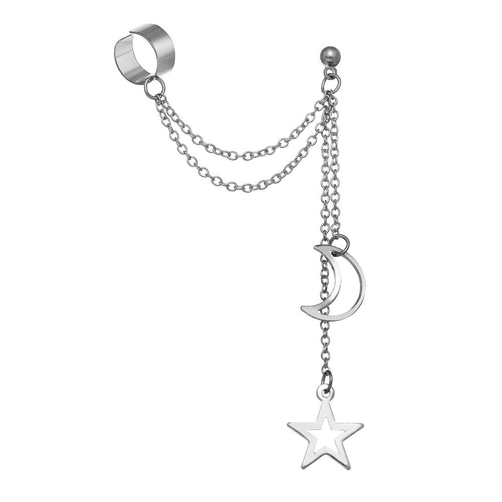 Creative No-Piercing Ear Cuff Set: Multi-layer C-shaped Clip with Niche Design