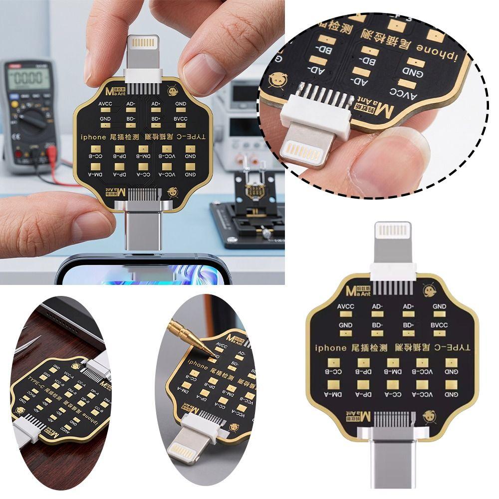 Type-C Interface Phone Tail Plug Tester Quick Test Battery Power Supply Tester Fault Detection