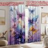 2D flat Photography Backdrop Photography Backdrop Colorful Butterflies and Flowers 100% Polyester Party Decorations Perfect