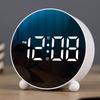 Adjustable Brightness Digital Alarm Clock 2 Sets Alarm Electronic Clock Smart Alarm Clock  Travel