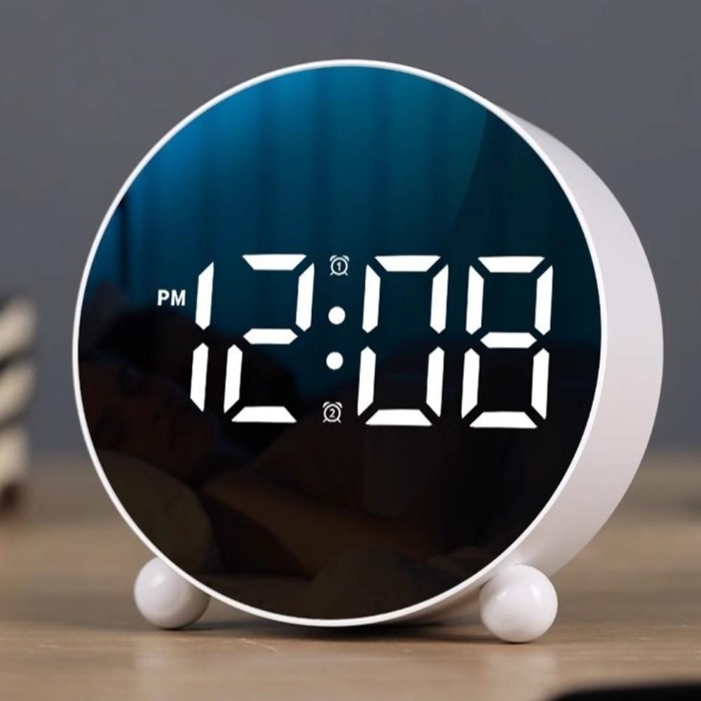 Big Digital Digital Alarm Clock 2 Sets Alarm Smart Alarm Clock Home Decoration LED Clock  Student