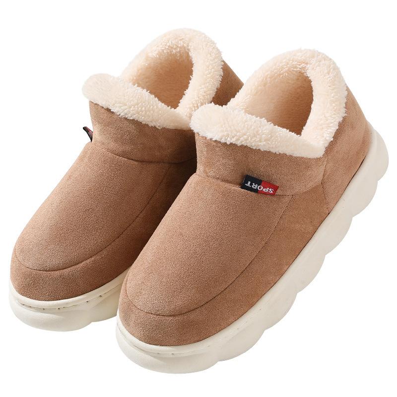 Elderly Cotton Shoes, New Winter Outer Wear, Bag Heel Velvet Indoor Warm Thick Sole, Slippers Cotton Home Cotton Shoes