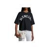 Moncler SS24 Year Of The Dragon Series Letter Logo Crew Neck Short Sleeve T-Shirt Women T-Shirt Midnight-Blue J10938C0001889AJ0778