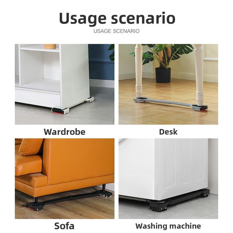 Universal Refrigerator Drum Washing Machine Base, Adjustable Mobile Bracket, Balcony Shelf, Anti-rust Bracket