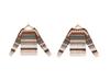 2025 Autumn/Winter Vintage Multi-Color Diamond Jacquard Patchwork Women's Pullover Sweater