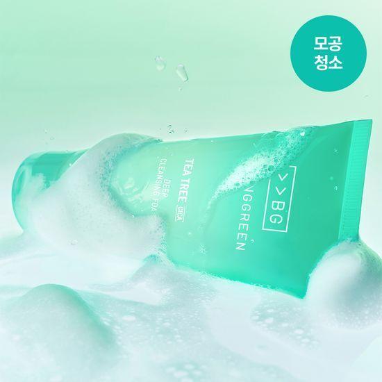 BRING GREEN Tea Tree Cica Deep Cleansing Foam 120mL / 2 Pack
