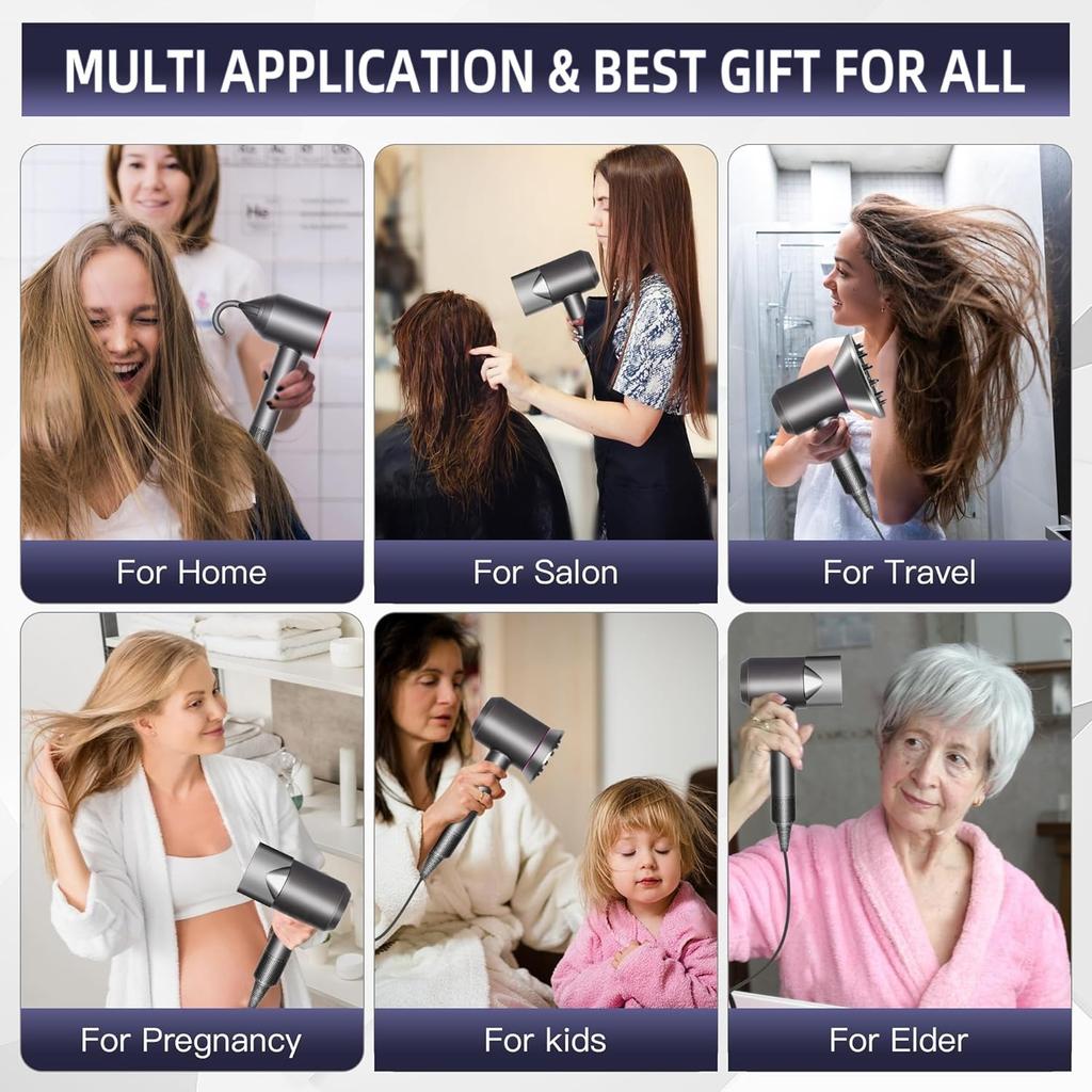 Hair Diffuser Attachment Nozzles for Hair Dryer Hd01 Hd02 Hd03 Hd04 Hd08 Hd15-Diffuser Attachment for Hair Dryer-Styling Flyaway Attachment Nozzles