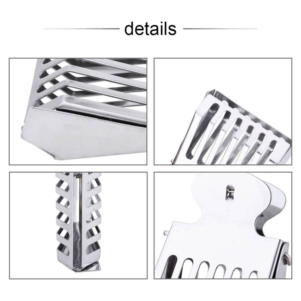 5pcs Durable Queen Bee Catcher Silver Queen Bee Cage Easy to Use Queen Bee Clip  Apiculture