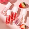 1 ks Portable Crystal Jelly Lip Oil Roztomilá hydratační a odsolovací rtěnka na rty Big Brush Shining Liquid Lipstick ZH
