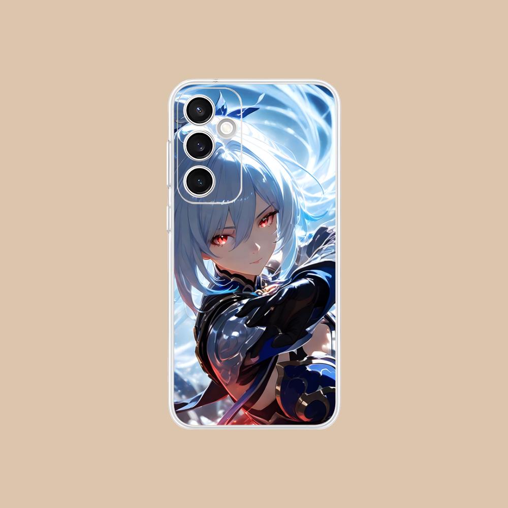 HSR Jingliu Clear Mobile Phone Case for Samsung Galaxy S25 S24 S23 S22 S21Plus FE Ultra Colorful Cover
