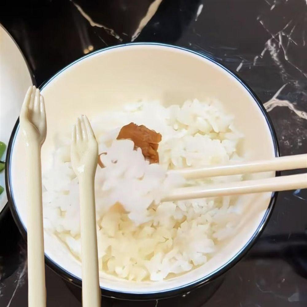 5 párů Hůlky s dlouhou rukojetí do dlaně Plastové tréninkové hůlky pro děti Začátečník