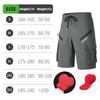 WOSAWE Summer Men Downhill Shorts with Inner Sponge Pad Casual MTB Bicycle Shorts Quick-drying MTB Bike Short Cycling Shorts