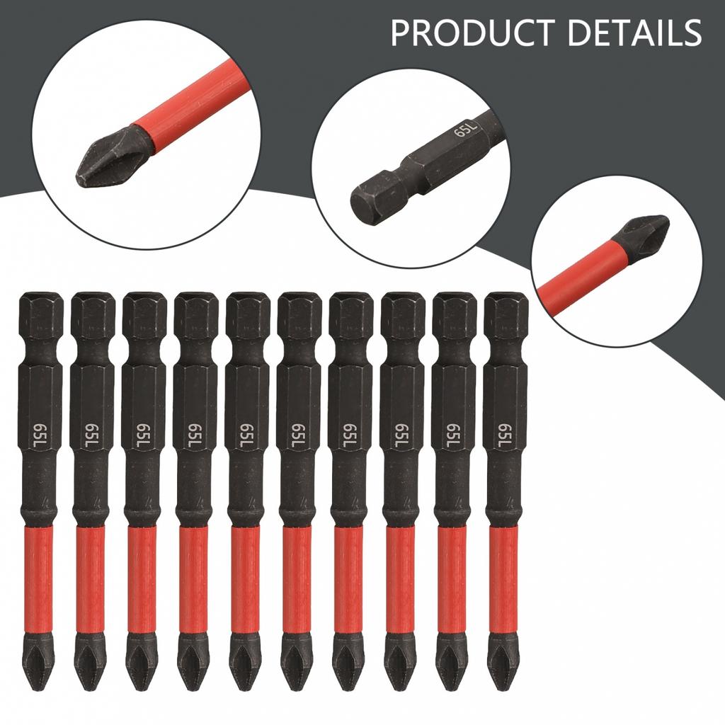 Car Repair Anti Slip Magnetic Screwdriver Bit Set Diameter About Mm High Torque