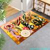 Creative 3D Cartoon Carpet  Anime One Piece Ace Anime Print Living Room Bedroom Decoration Rug Children Anti Slip Crawling Mat