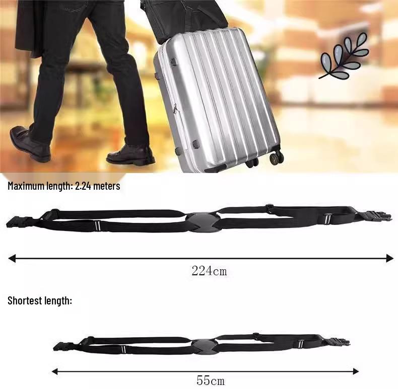 Elastic Cross Luggage Straps - Suitcase Reinforcement & Protection Bandage