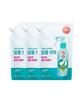 Cotton Foot Let's Wash Your Feet Foot Shampoo Refill Grapefruit 500ml 3 Packs