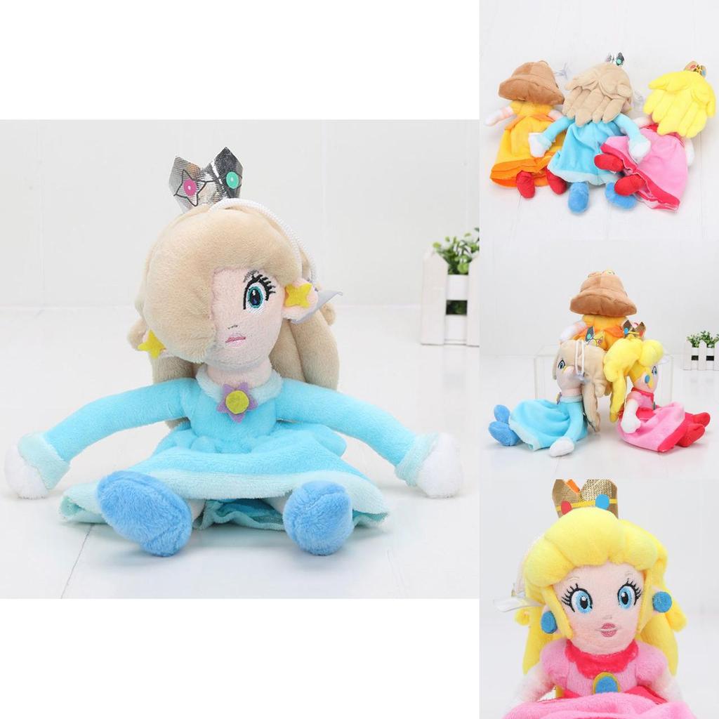 Entzückendes neues Super Mario Bros. Prinzessin Peach Daisy Rosalina Plüschpuppe Stofftier 8 Zoll