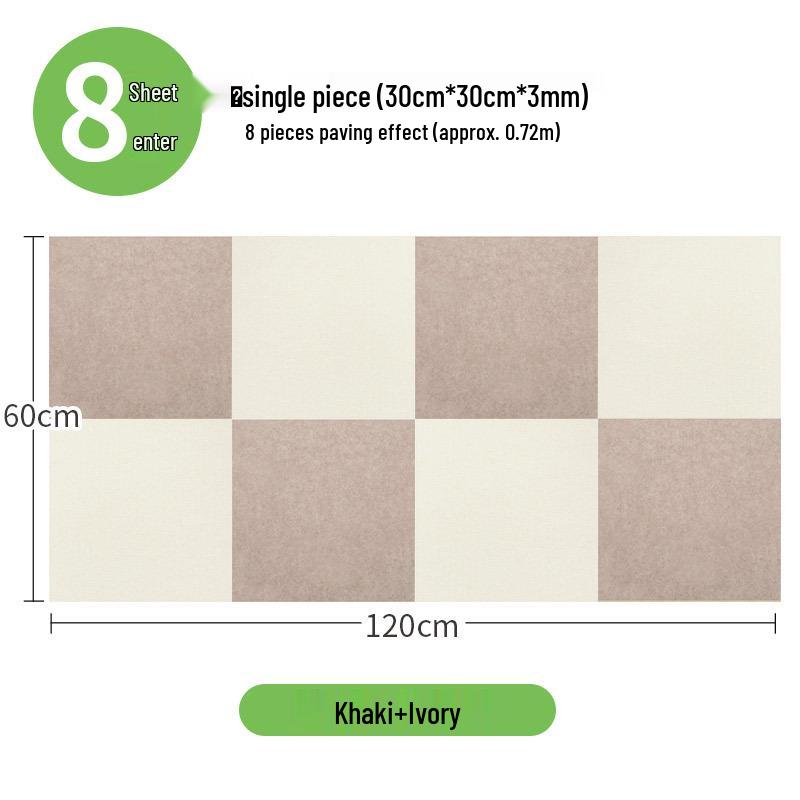 

Японский модульный напольный коврик - Нескользящий для ванной, кухни или использования с домашними животными 30cm x 30cm x 3mm