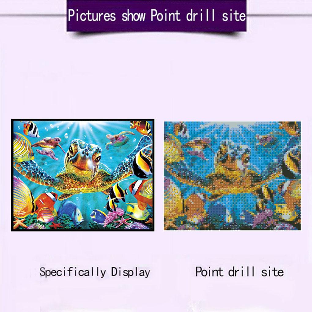Underwater DIY Diamond Painting 5D Wall Decor Diamond Cross-stitch Embroidery