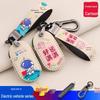 New Sun Jinjian Leopard Key Cover: Leather Remote Case for Electric Vehicle Decoration