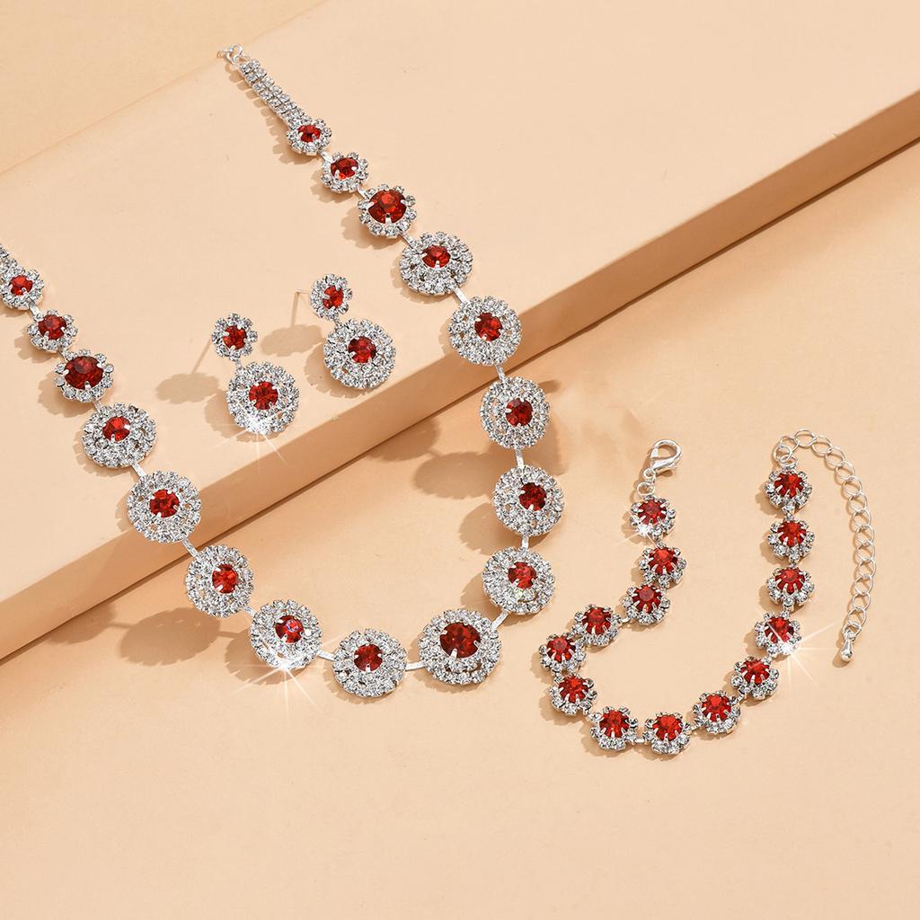 Necklace Earring Jewelry Set, Formal Necklace Set, Bridal Fashionable Jewelry Set