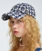 Hwaiteusaenjeu Purple Label Parika Tweed Ball Cap Chloe Navy