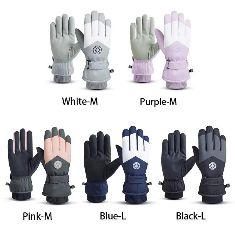 Hot selling winter touch screen waterproof skiing gloves,suitable for cycling,camping,outdoor travel,cold resistant thick gloves
