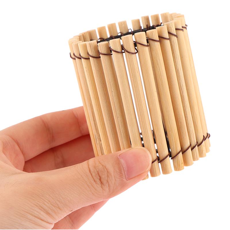 Piccolo paralume in bambù, paralume vintage, copri lampada a sospensione, accessorio decorativo per la luce