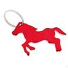 Aluminum Alloy Horse Pattern Bottle Opener with Keychain