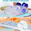 Ice Tray Ice Cube Mold with Lid Creative Ice Storage Box Square Ice Mold Ice Box