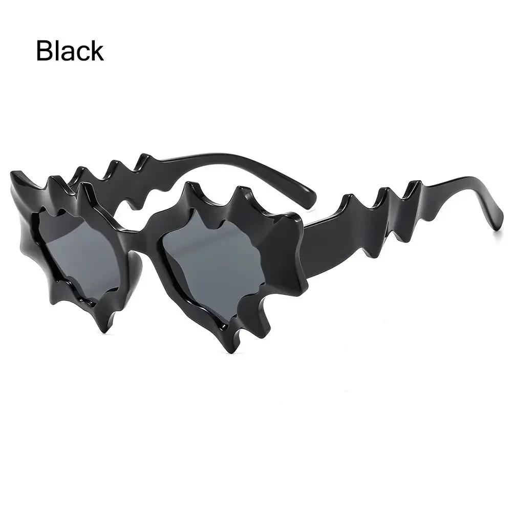 Futuristic UV400 Protection Y2K Punk Sunglasses Colorful Cat Eye Sunglasses Ladies Steampunk Shades for Women & Men чёрный