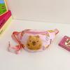 Cute And Fun Capybara Themed Children's Chest Bag Durable Polyester Lining For Everyday