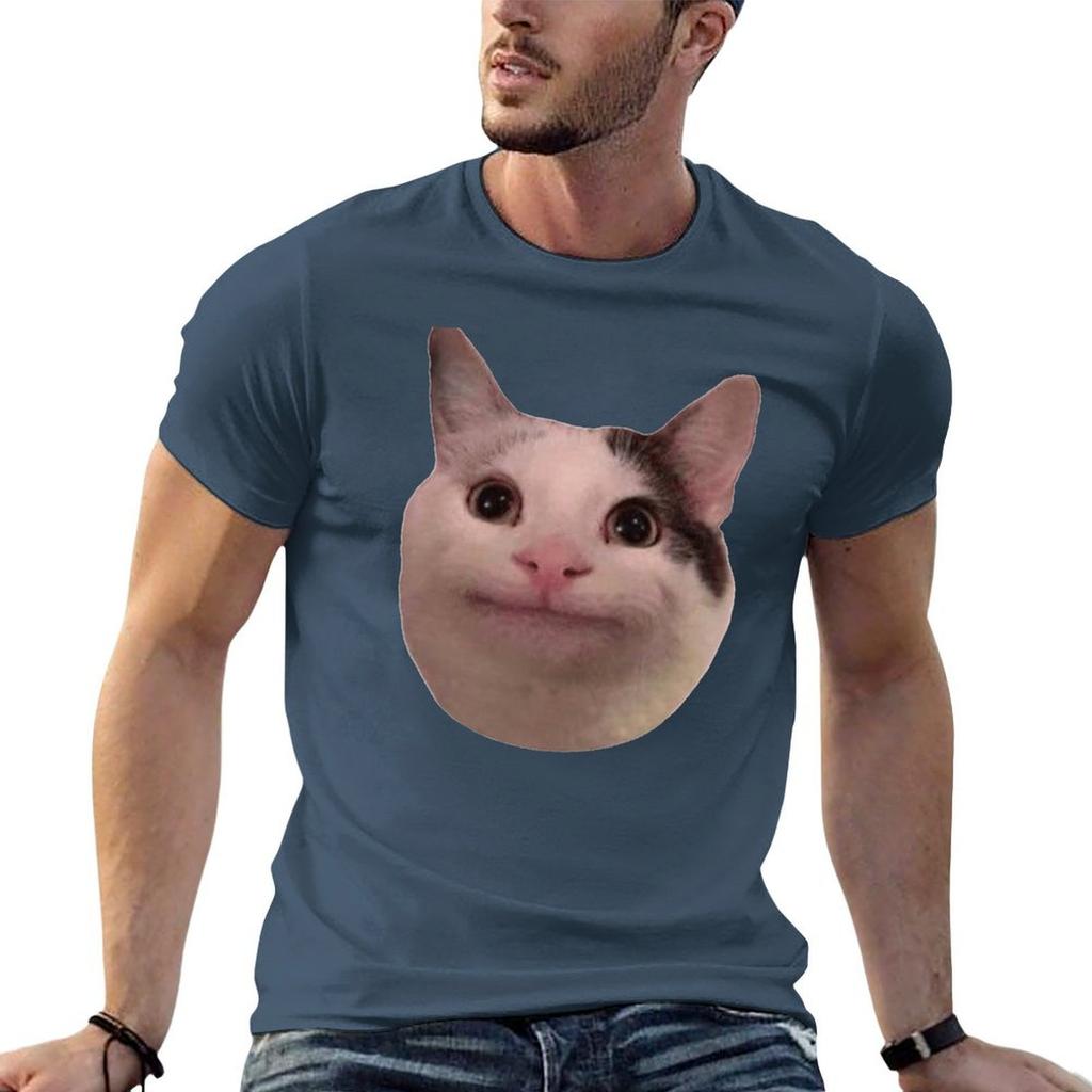 Polite Kitty Tshirt Casual Fashion Short Sleeve Cotton Tshirt