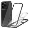 For iPhone 15 Pro Case Detachable 2-in-1 TPU+PC Clear Drop-Proof Phone Cover