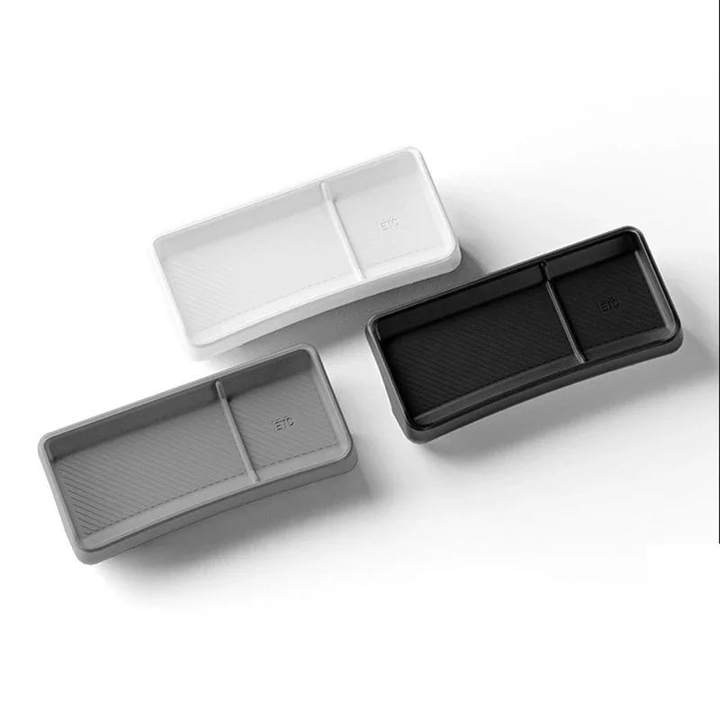 For Tesla Model 3 Y YL Juniper Highland 2025 2026 Dashboard Storage Box Central Control Screen Rear Organizer Tray ETC Tissue