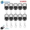 Universal 433MHz Remote Control Cloner 4 Button Garage Door Gate Opener 5pcs Set