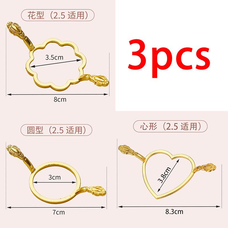 Metal Seal Wax Molds Holder Flower Round Fix for Wedding Invitations Cards Packaging Shape Sealer Wax Stamp and Die Sets SB042