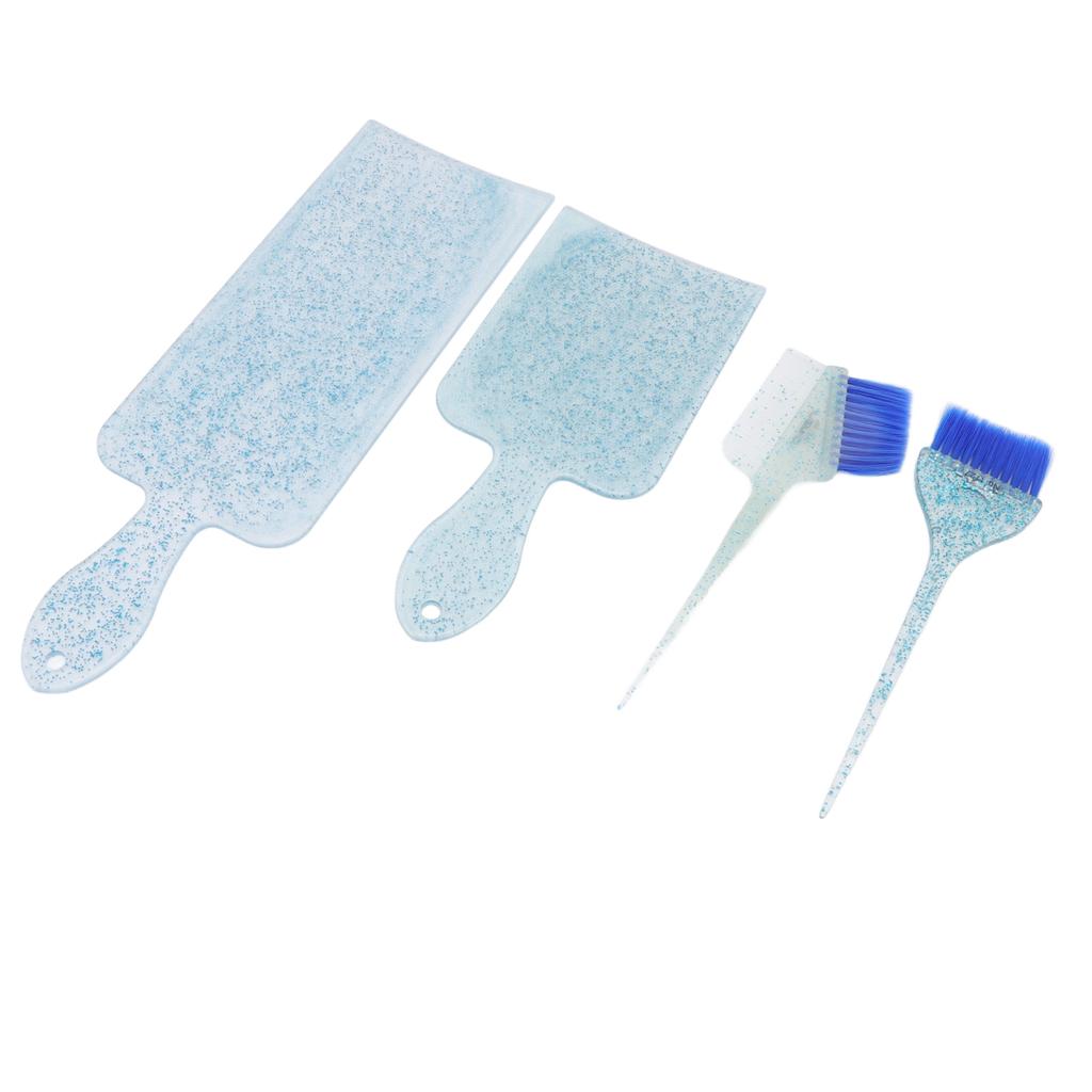Hair Dye Board Brush Prevent Slip Soft Bristles Portable Exquisite Hair Coloring Kit for Home Salon