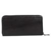 Orobianco Long Wallet ORS-092600, Black, Round Zipper Wallet