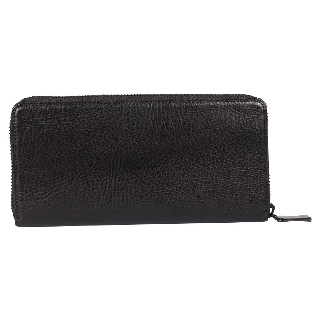 Orobianco Long Wallet ORS-092600, Black, Round Zipper Wallet