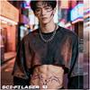 Boys' Full Body Temporary Tattoos - Cosplay, Laser Design, Waterproof, Sweatproof Face Stickers for Parties