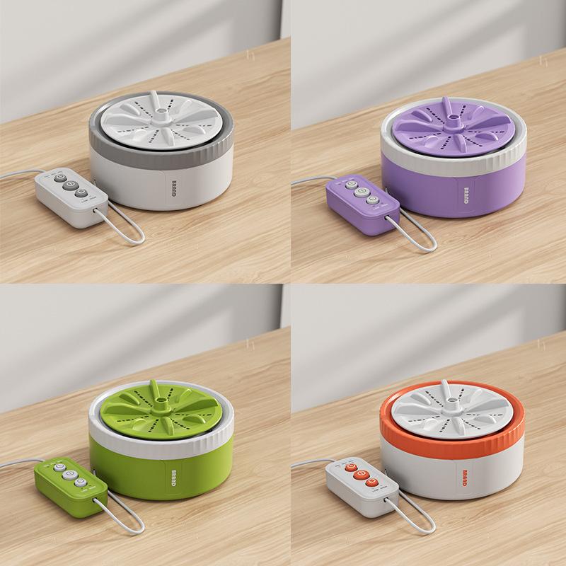 Mini Washing Machine 3 Gear Timing Portable Rotating Turbine Washing Machine Underwear Socks Baby's Clothes Washing Machine