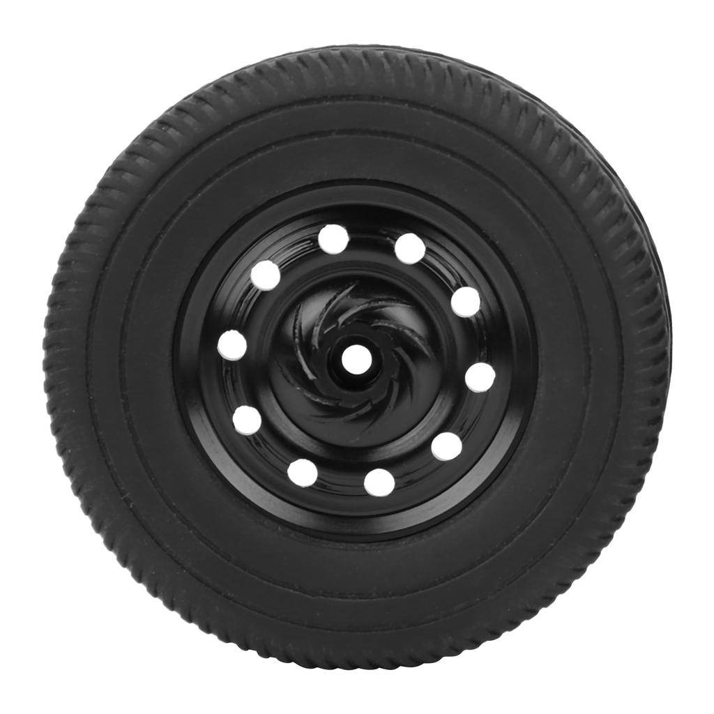 4Pcs RC Wheel Remote Control Tires Rubber Aluminum Alloy Accessories for WPL D12 Car