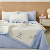 Washed Cotton Two-Tone Summer Quilt