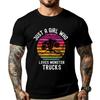 Just A Who Loves Monster Trucks Cute Girls Sunset T Shirts For Unisex Unisexs Clothing T Shirt Happy New Years