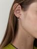 Love Me Monster Shining Gem & Ball Stick Earrings (L253Mer050)