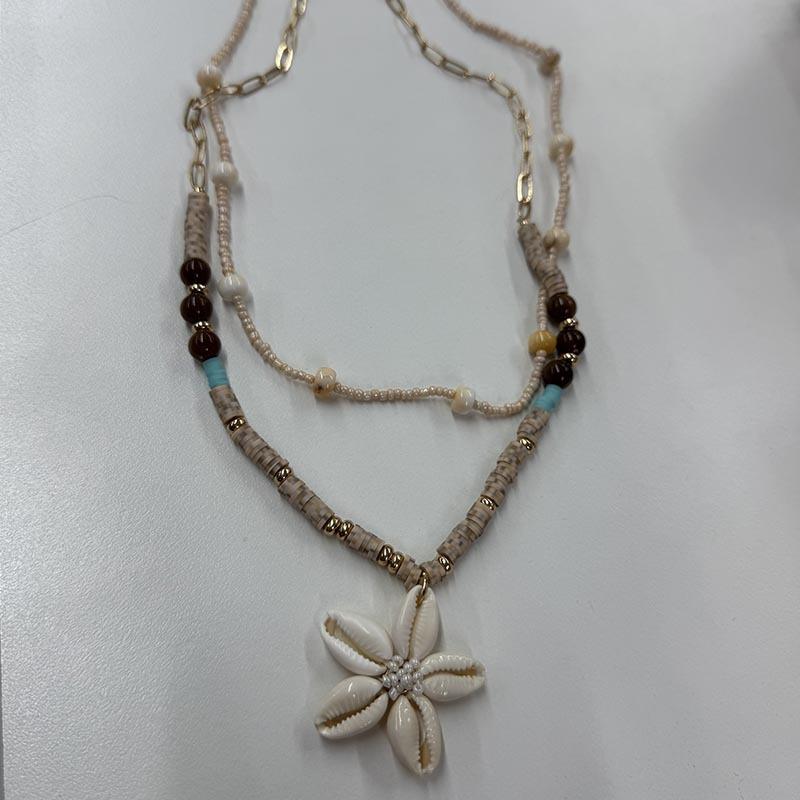 Shell Necklace Women's Beach Temperament Starfish Pendant Necklace Spot