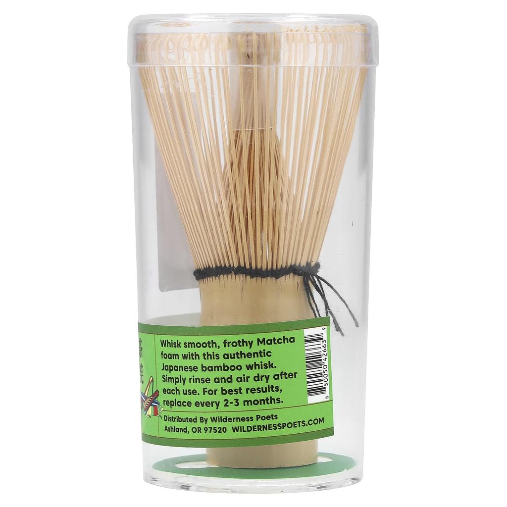 Wilderness Poets Bamboo Matcha Whisk, 1 Count